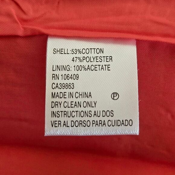 Tahari ASL Arthur S Levine Coral Geometric Textured Dress Size 16 A-Line Sheath - Picture 8 of 8